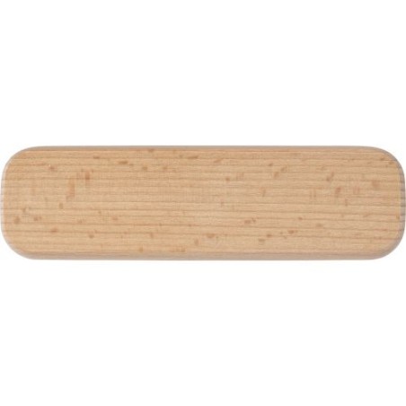 Stylo bille  en bois de hêtre personnalisé Tobias - Chic et durable Matières : bois Couleurs : brun