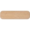 Stylo bille  en bois de hêtre personnalisé Tobias - Chic et durable Matières : bois Couleurs : brun
