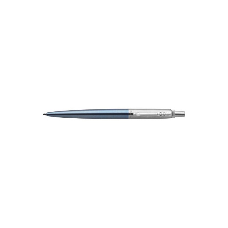 Stylo bille personnalisé de luxe Parker Jotter Core Matières : métal Couleurs : bleu clair marquage laser ultra précis