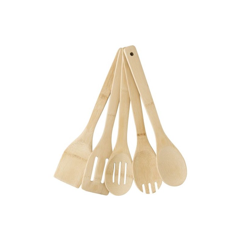 Spatules personnalisées en bambou s - Benny Matières : bambou Couleurs : brun