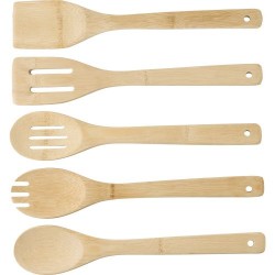 Spatules personnalisées en bambou s - Benny Matières : bambou Couleurs : brun 2