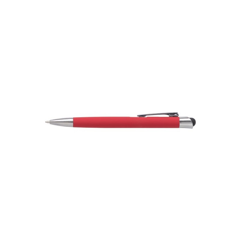 Stylo bille personnalisé multifonction en aluminium Thea Matières : aluminium Couleurs : rouge cadeau entreprise pas cher
