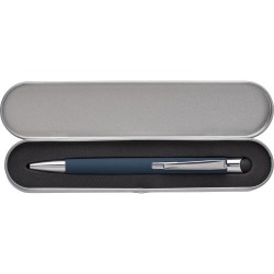 Stylo bille personnalisé multifonction en aluminium Thea Matières : aluminium Couleurs : bleu goodies publicitaire événementiel