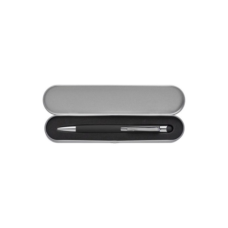 Stylo bille personnalisé multifonction en aluminium Thea Matières : aluminium Couleurs : noir cadeau entreprise pas cher