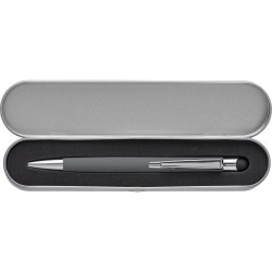 Stylo bille personnalisé multifonction en aluminium Thea Matières : aluminium Couleurs : gris personnalisable avec votre logo