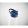 Bouteille  en RPET de 650ml - ALABAMA Matières : PET recyclé Couleurs : bleu royal marquage laser ultra précis