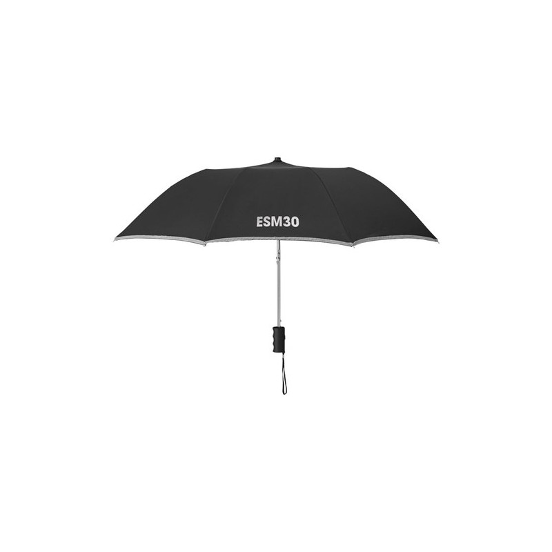 Parapluie pliable personnalisé 53 cm - NEON Matières : métal Couleurs : noir cadeau entreprise pas cher