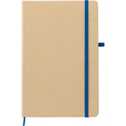 Carnet A5 Personnalisable Éco-responsable en Papier de Roche - Cora Matières : papier Couleurs : bleu cobalt personnalisation su
