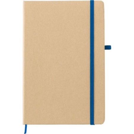 Carnet A5 Personnalisable Éco-responsable en Papier de Roche - Cora Matières : papier Couleurs : bleu cobalt personnalisation su