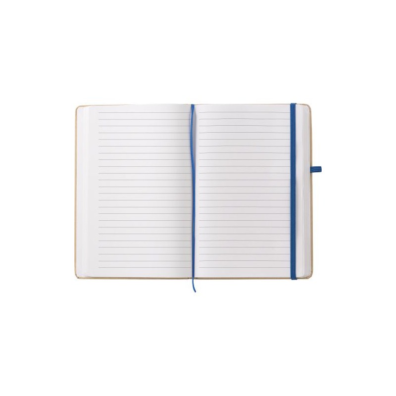 Carnet A5 Personnalisable Éco-responsable en Papier de Roche - Cora Matières : papier Couleurs : bleu cobalt goodies publicitair