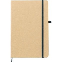 Carnet A5 Personnalisable Éco-responsable en Papier de Roche - Cora Matières : papier Couleurs : noir impression haute définitio