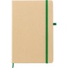 Carnet A5 Personnalisable Éco-responsable en Papier de Roche - Cora Matières : papier Couleurs : vert personnalisable avec votre