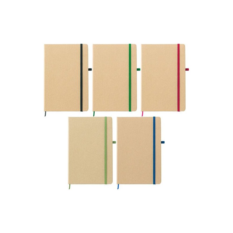 Carnet A5 Personnalisable Éco-responsable en Papier de Roche - Cora Matières : papier Couleurs : vert personnalisation rapide en