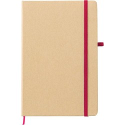 Carnet A5 Personnalisable Éco-responsable en Papier de Roche - Cora Matières : papier Couleurs : rouge cadeau entreprise pas che