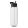 Bouteille  en RPET de 650ml - ALABAMA Matières : PET recyclé Couleurs : noir impression haute définition