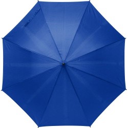 Parapluie personnalisé en polyester 190T - Frida Matières : pongée Couleurs : bleu royal marquage laser ultra précis