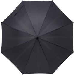 Parapluie personnalisé en polyester 190T - Frida Matières : pongée Couleurs : noir impression haute définition