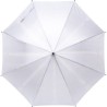 Parapluie personnalisé en polyester 190T - Frida Matières : pongée Couleurs : blanc personnalisable avec votre logo