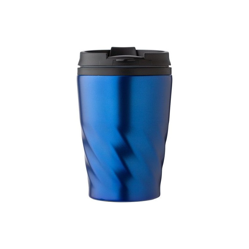 Mug en acier inoxydable personnalisé Rida Matières : acier inoxydable Couleurs : noir goodies entreprise design