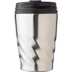 Mug en acier inoxydable personnalisé Rida Matières : acier inoxydable Couleurs : argenté cadeau entreprise pas cher