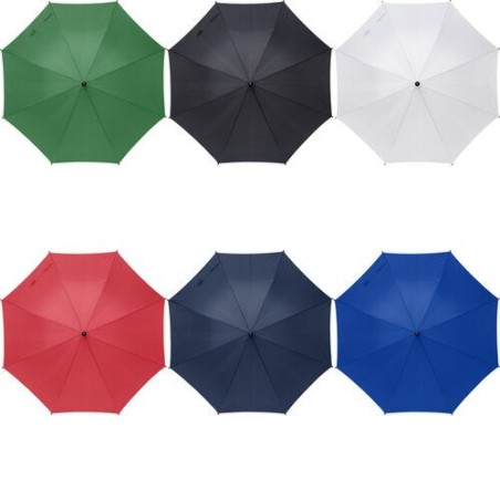 Parapluie personnalisé en polyester 170T - Barry Matières : polyester Couleurs : bleu royal personnalisation rapide en France