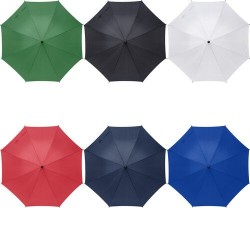 Parapluie personnalisé en polyester 170T - Barry Matières : polyester Couleurs : noir cadeau collaborateur premium