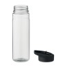 Bouteille  en RPET de 650ml - ALABAMA Matières : PET recyclé Couleurs : noir objet promotionnel éco-responsable