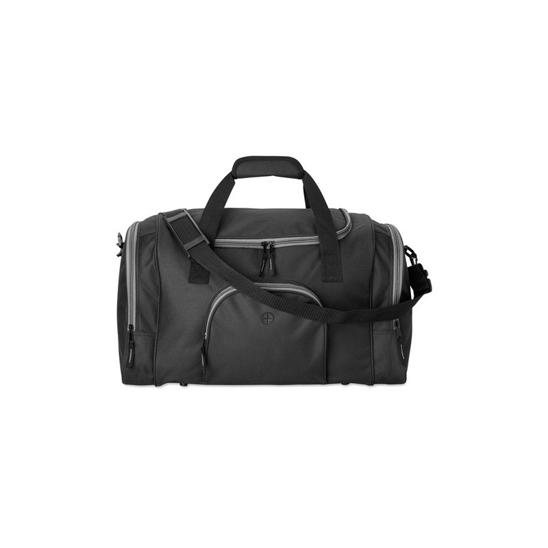 Sac de sport personnalisé 600D - LEIS Matières : PET Couleurs : noir