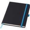 Carnet A5 personnalisé en PU - Charlene, idéal pour le bureau à petit prix Matières : caoutchouc Couleurs : bleu cobalt marquage