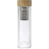 Bouteille isotherme personnalisée en verre de 420 ml Vicente Matières : métal Couleurs : brun