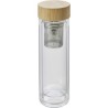 Bouteille isotherme personnalisée en verre de 420 ml Vicente Matières : métal Couleurs : brun personnalisable avec votre logo