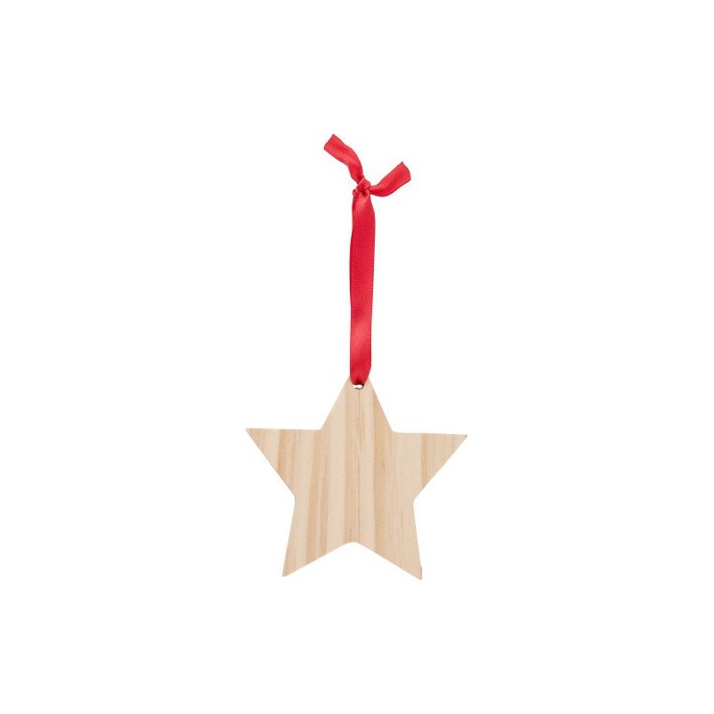 Décoration de Noël en bois personnalisée Étoile Caspian