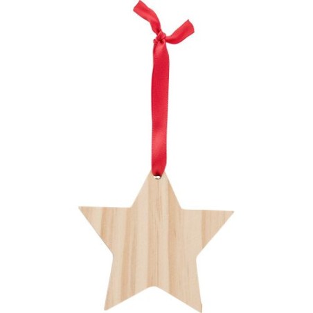 Décoration de Noël en bois personnalisée Étoile Caspian