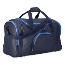 Sac de sport personnalisé 600D - LEIS Matières : PET Couleurs : bleu goodies publicitaire événementiel