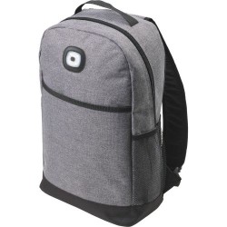 Sac à dos polyester pratique et innovant avec lampe Katarina Matières : polyester Couleurs : gris livraison express 24h 48h