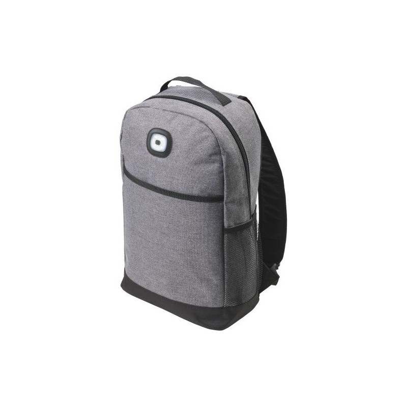 Sac à dos polyester pratique et innovant avec lampe Katarina Matières : polyester Couleurs : gris livraison express 24h 48h