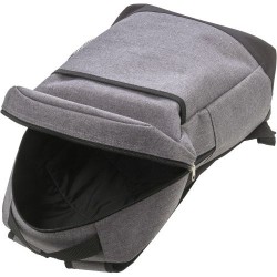 Sac à dos polyester pratique et innovant avec lampe Katarina Matières : polyester Couleurs : gris cadeau collaborateur premium