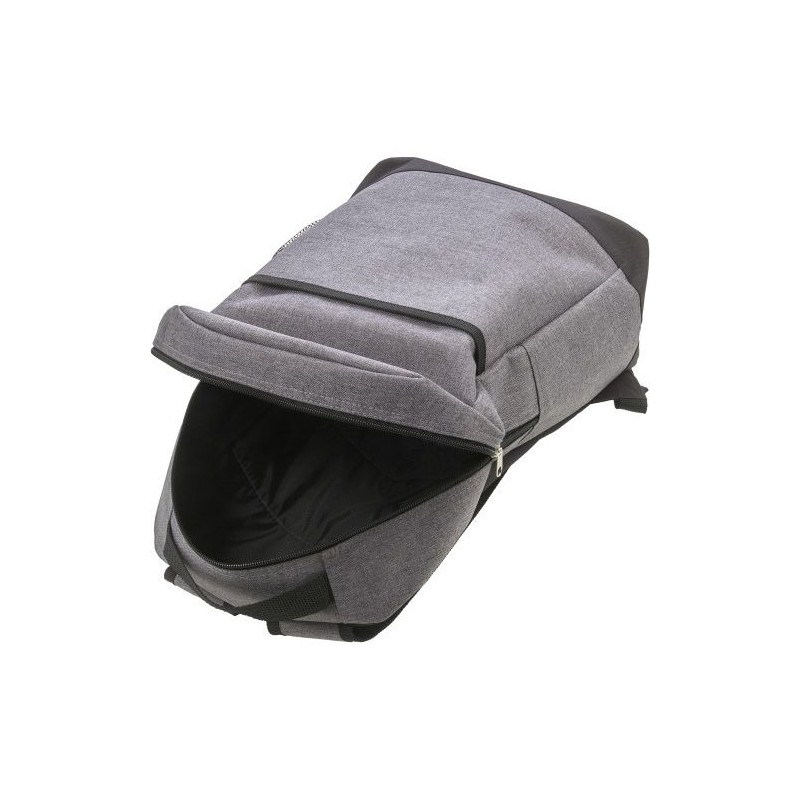 Sac à dos polyester pratique et innovant avec lampe Katarina Matières : polyester Couleurs : gris cadeau collaborateur premium