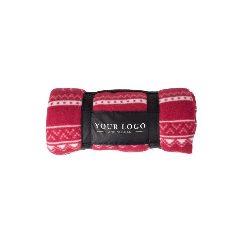 Plaid polaire  180 g/m² Jane goodies publicitaire événementiel