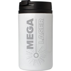 Mug isotherme en acier inoxydable personnalisé et pratique Gisela Matières : métal Couleurs : rouge goodies entreprise design