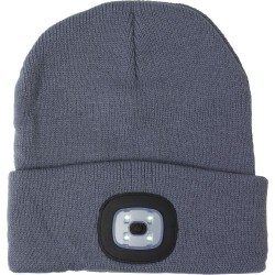 Bonnet acrylique personnalisé avec lampe COB - Vivian, idéal pour offrir à petit prix Matières : acrylique Couleurs : gris objet