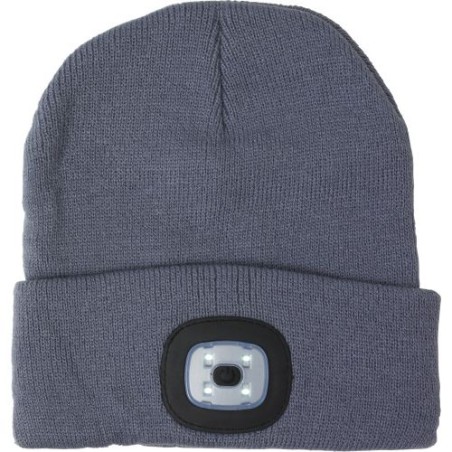 Bonnet acrylique personnalisé avec lampe COB - Vivian, idéal pour offrir à petit prix Matières : acrylique Couleurs : noir livra