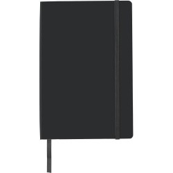Carnet A5 personnalisé avec couverture souple en PU - Mireia Matières : carton Couleurs : blanc 2