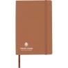 Carnet A5 personnalisé avec couverture souple en PU - Mireia Matières : carton Couleurs : orange personnalisable avec votre logo