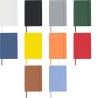 Carnet A5 personnalisé avec couverture souple en PU - Mireia Matières : carton Couleurs : jaune accessoire événementiel unique