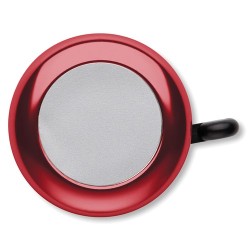 Sonnette de vélo personnalisée - RINGRING Matières : aluminium Couleurs : rouge marquage laser ultra précis