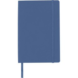 Carnet A5 personnalisé avec couverture souple en PU - Mireia Matières : carton Couleurs : bleu cadeau entreprise pas cher