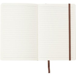 Carnet A5 personnalisé avec couverture souple en PU - Mireia Matières : carton Couleurs : bleu cadeau affaires élégant