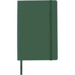 Carnet A5 personnalisé avec couverture souple en PU - Mireia Matières : carton Couleurs : vert impression haute définition