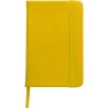 Carnet A5 personnalisé avec couverture  en PU - Brigitta Matières : carton Couleurs : jaune